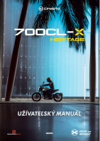 CFMOTO 700CL-X HERITAGE - Uzivatelsky manual SK 2025-1